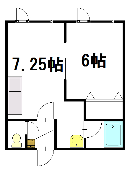 ノースウイング２１105間取図