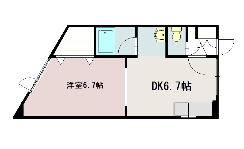 ノースウイング２１101間取図