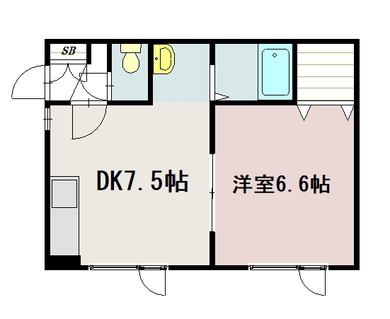 ノースウイング２１206間取図