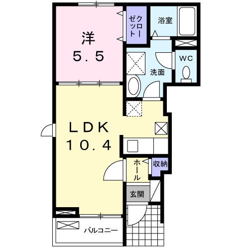 エーデルワイス101間取図