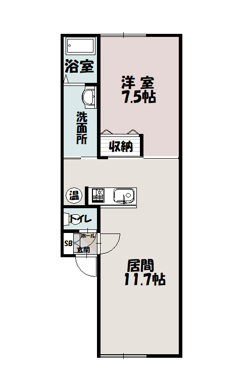 エルム６４205間取図