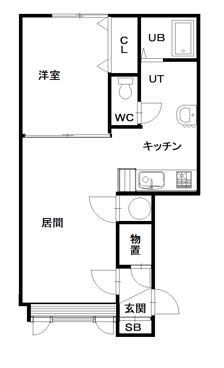 ライフステージホープⅥ206間取図
