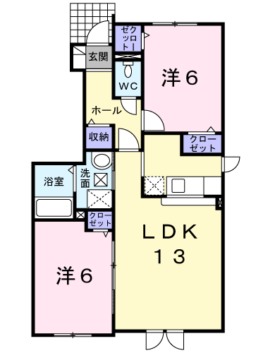 マディソン101間取図