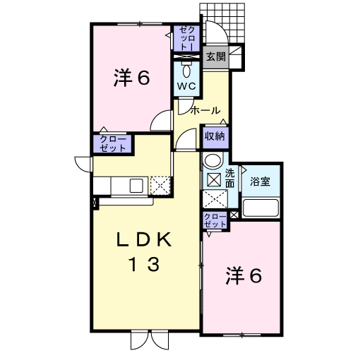 マディソン104間取図