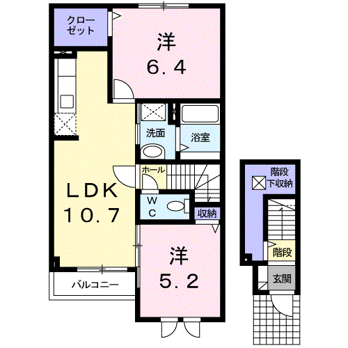 ＭＪスクエア２０１間取図