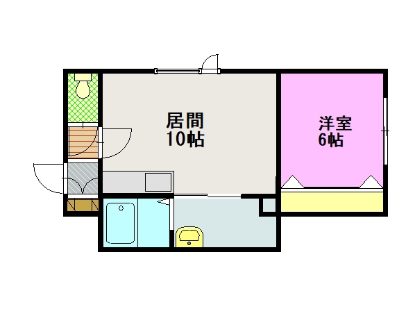 アネックス春光103間取図