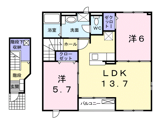 エクセレント202間取図