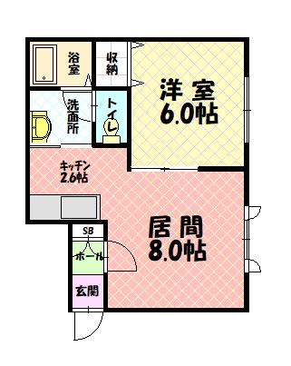 ラピスガーデン106間取図