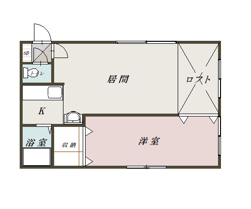 アパルテＮ６・２１201間取図