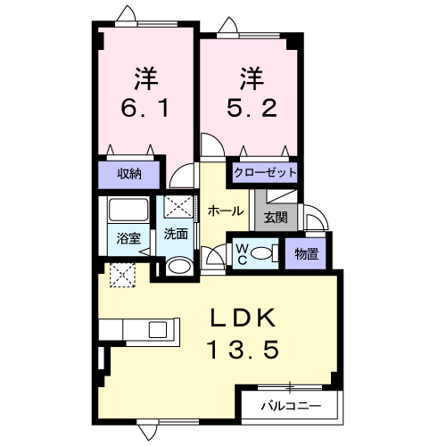 メニーハピネス・Ｔ202間取図