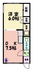 ディーズイン106間取図