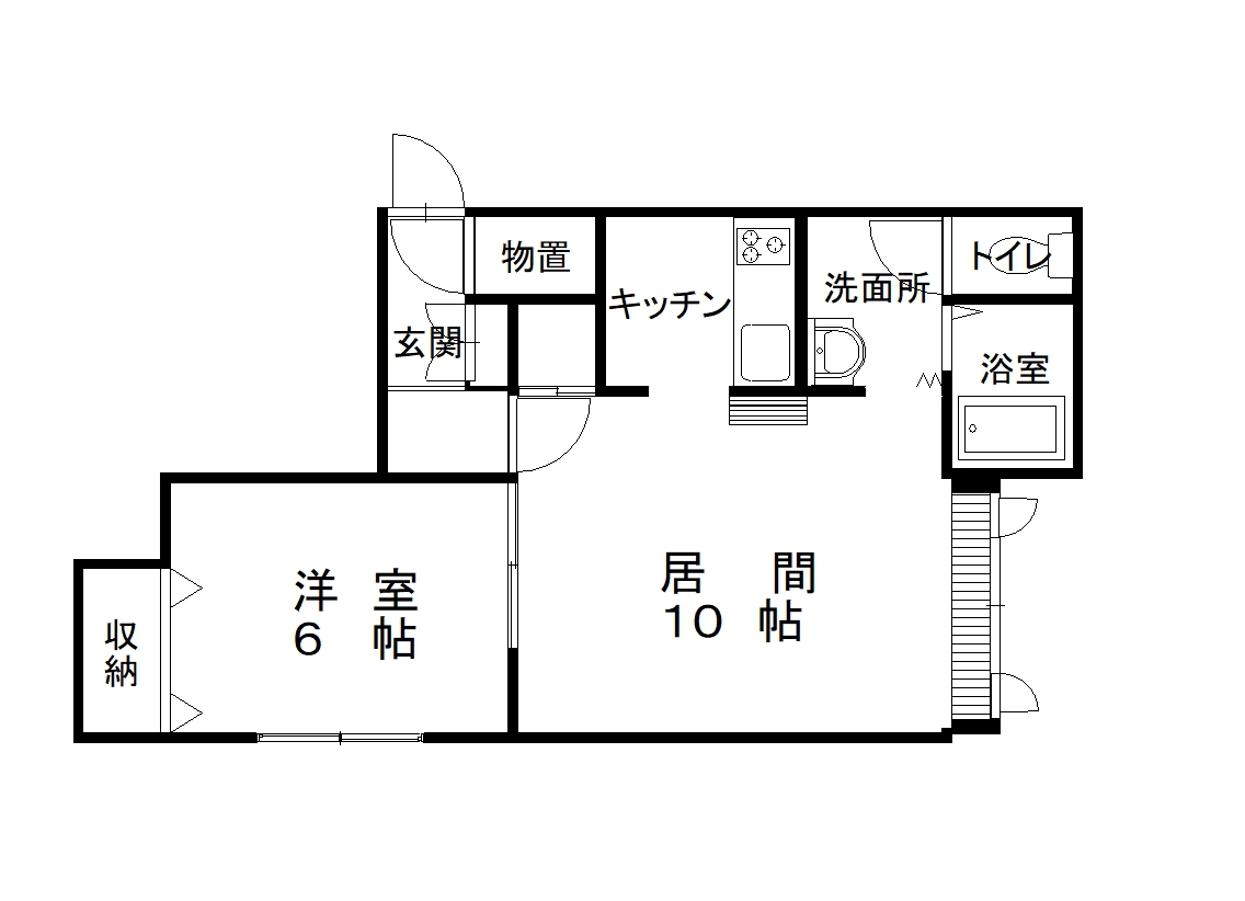 ライズ105間取図