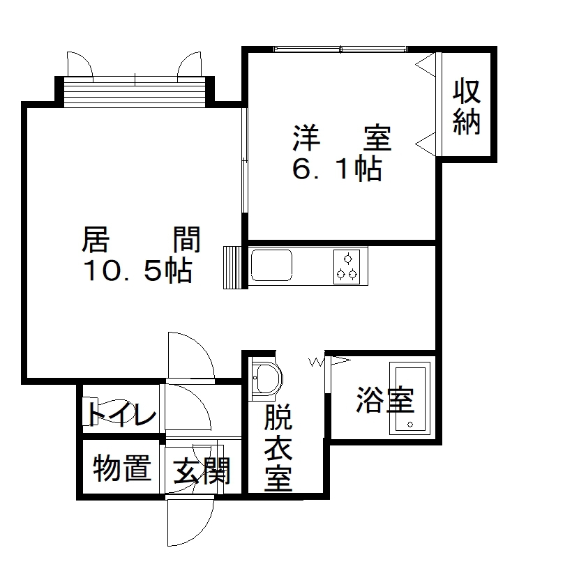 ライズ202間取図
