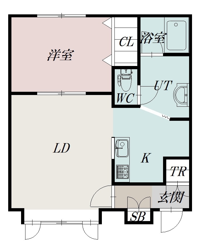 オーキッドテラスＣ106間取図