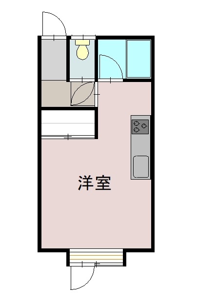 ロンシャン氷点102間取図