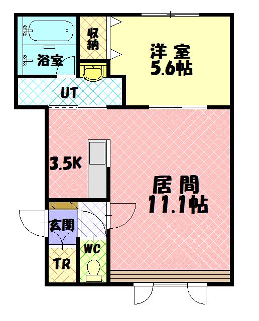 シンフォニー東光203間取図