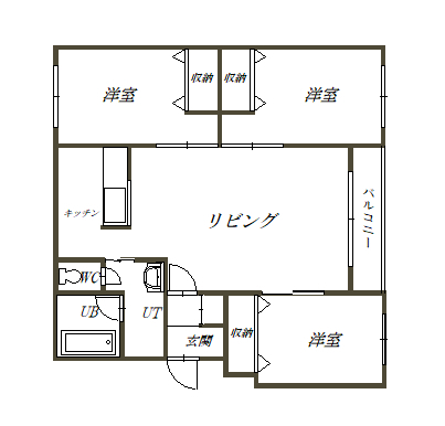 スプランドゥール302間取図
