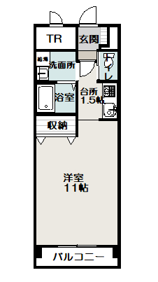 サテラ永山510間取図