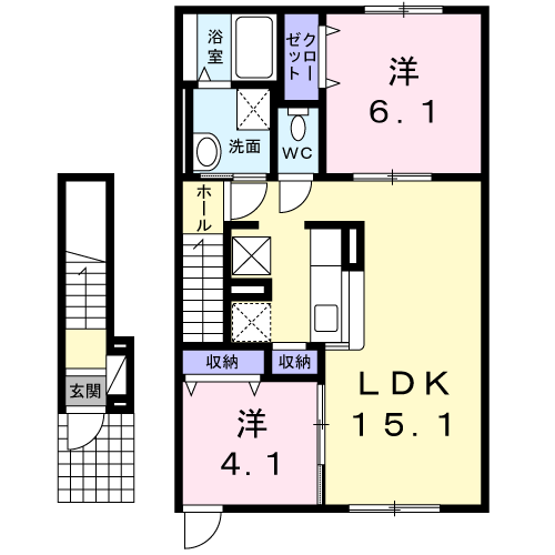 Ｐｏｌａｒｉｓ　Ｓｔａｔｉｏｎ202間取図