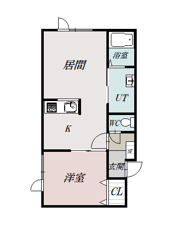 Ｐｉｎｋｙ＆Ｗｈｉｔｙ202間取図