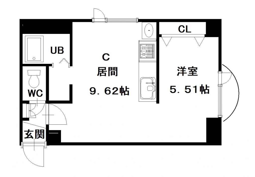 ド・フールネス７１６103間取図