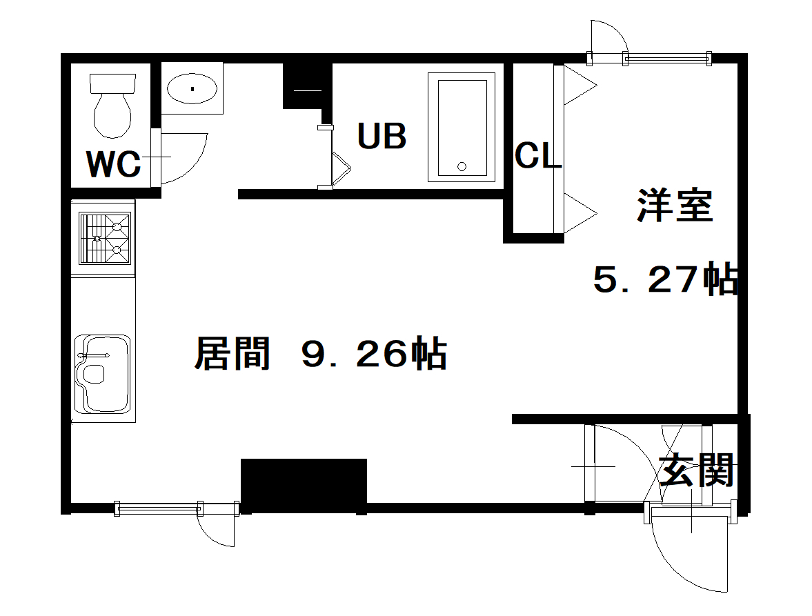 ド・フールネス７１６202間取図