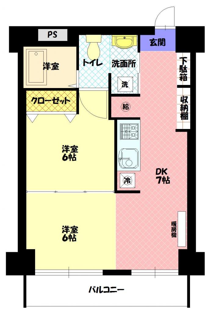 シャンノール平和通903間取図