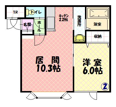 ブルーソールＣ202間取図