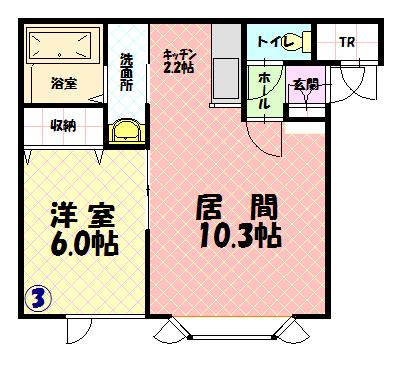 ブルーソールＣ203間取図
