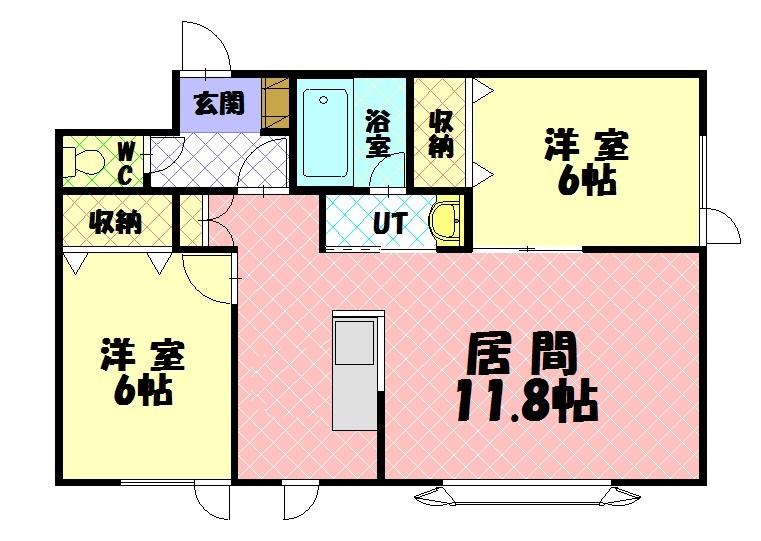 ブルーソール202間取図