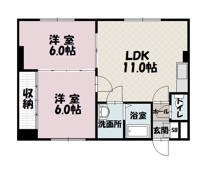 ＭＳピエース303間取図