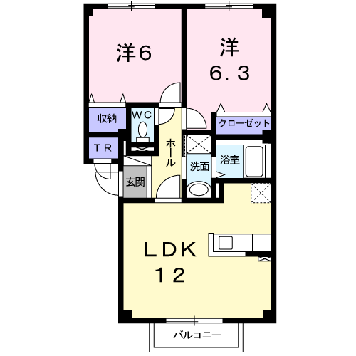 エアリー・サン202間取図