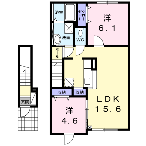 フォレックスⅡ204間取図