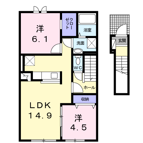 グランデセレノ203間取図
