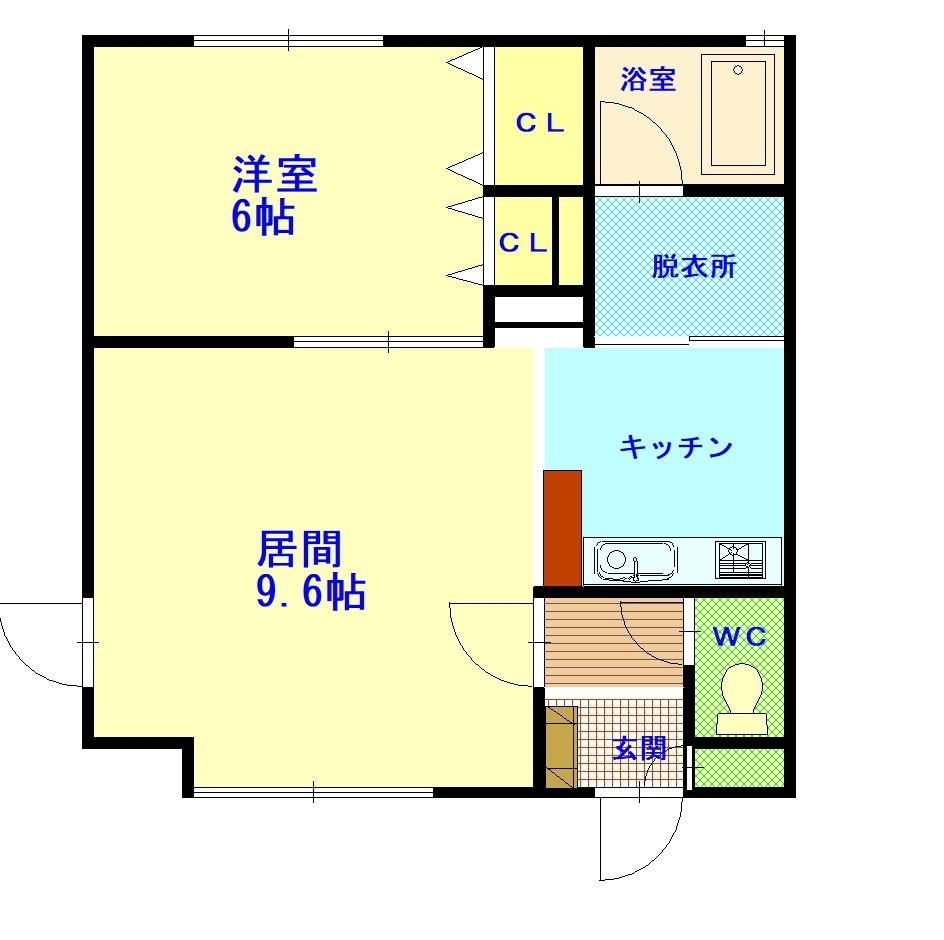 ダモイ７７１６101間取図