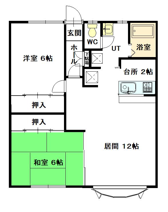 ＰＡＲＫ東光102間取図