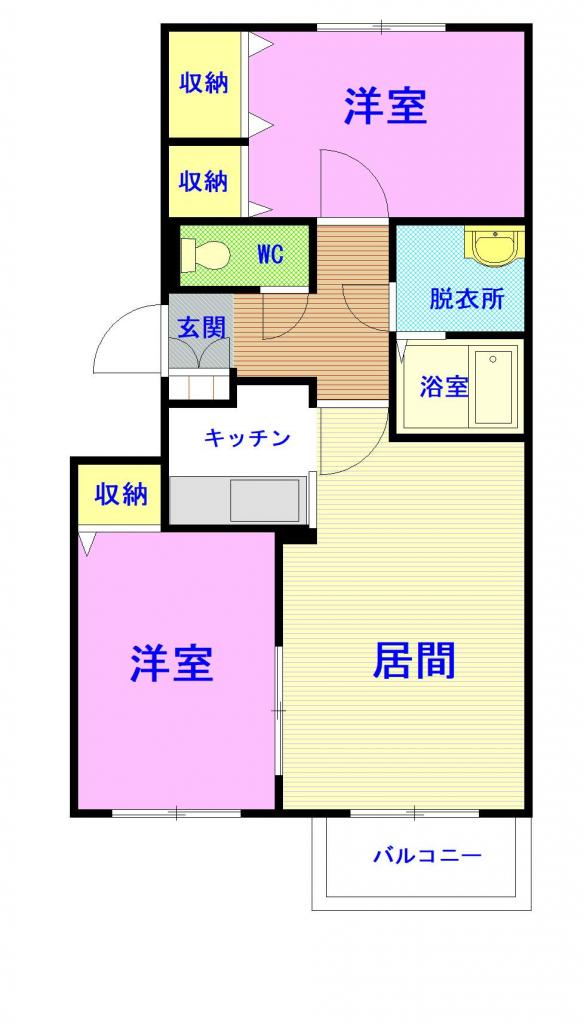 オリエンタルコート103間取図