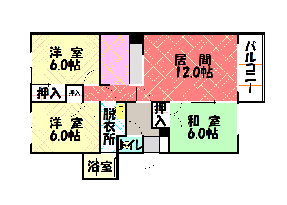 グレイトピアレジデンス305間取図