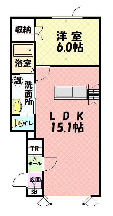 ライフ２．１３205間取図