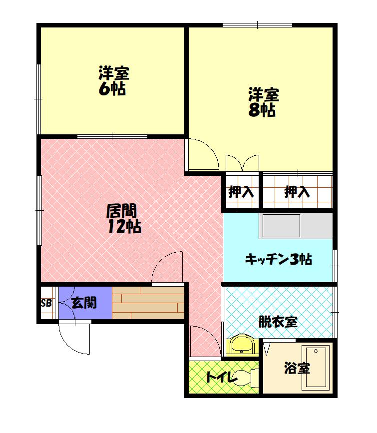 ＣＥＤＩＡ１０１間取図