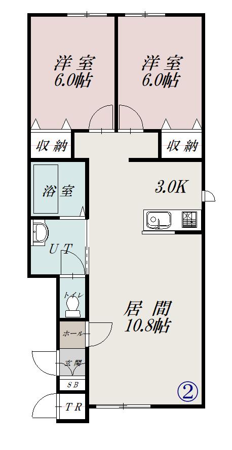 レグルス２１３102間取図