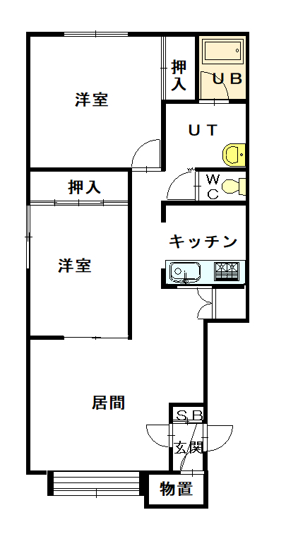 リンツＥ棟111間取図