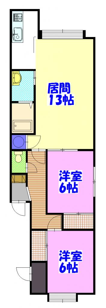 ソニア１０４202間取図