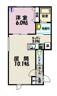 ｅｎｓｏｌｅｉｌｌｅ201間取図