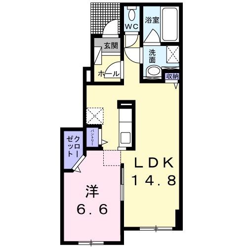 イーストサン１０１間取図