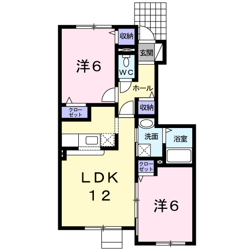 ジャルディーノヴェルデ102間取図