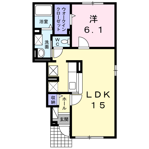 エターナルⅡ103間取図