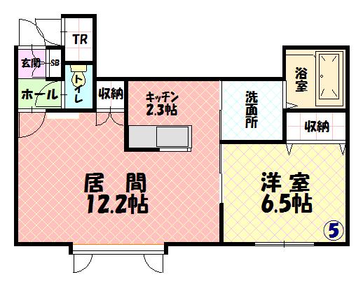 デュエットⅠ　Ｂ棟205間取図