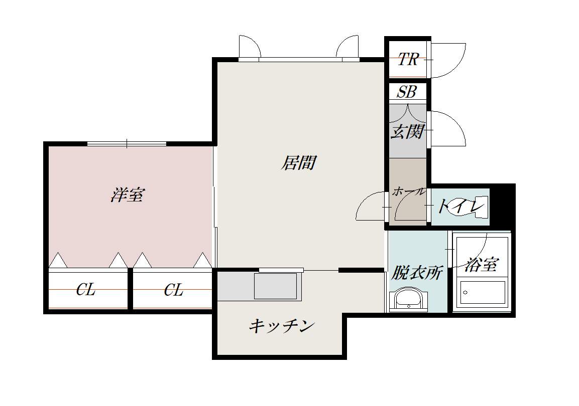 セピアコート103間取図