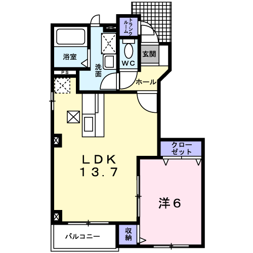ルミネ103間取図